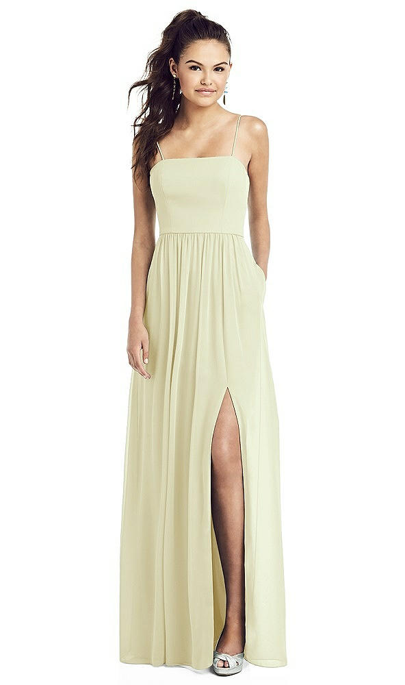 Front View - Butter Yellow Thread Bridesmaid UKTH017