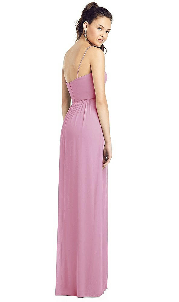Back View - Powder Pink Thread Bridesmaid UKTH017