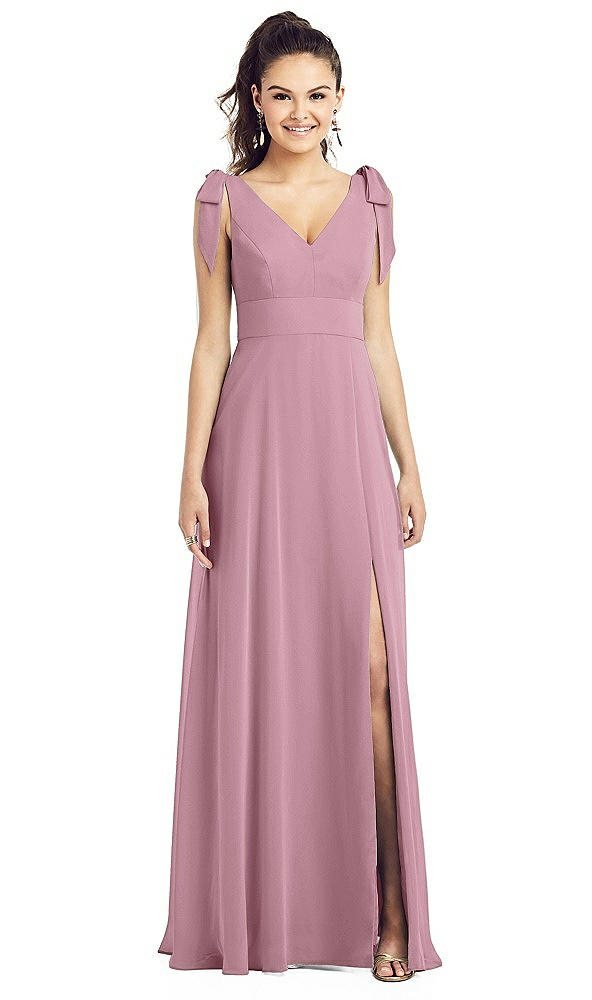 Front View - Dusty Pink Thread Bridesmaid UKTH018