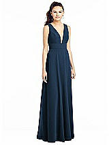 Front View Thumbnail - Sofia Blue Thread Bridesmaid UKTH019