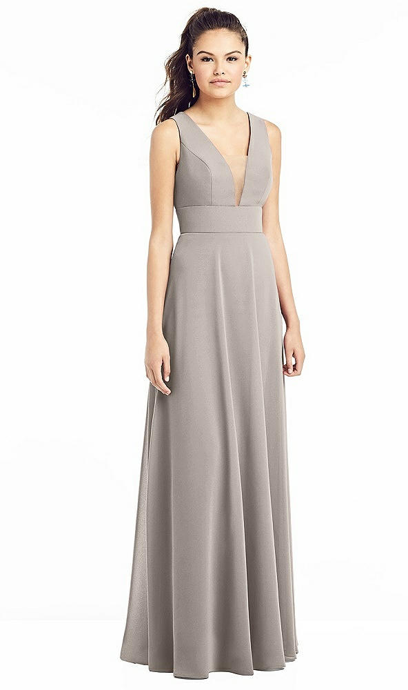 Front View - Taupe Thread Bridesmaid UKTH019