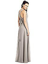 Rear View Thumbnail - Taupe Thread Bridesmaid UKTH019