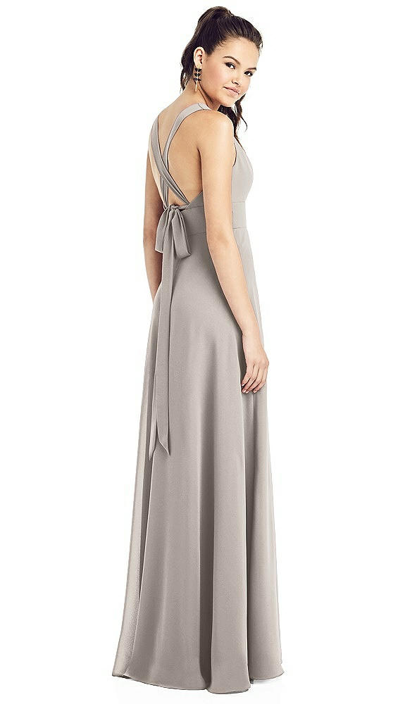 Back View - Taupe Thread Bridesmaid UKTH019