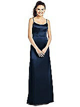 Front View Thumbnail - Midnight Navy Thread Bridesmaid UKTH021
