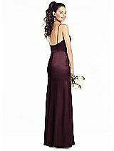 Rear View Thumbnail - Bordeaux Thread Bridesmaid UKTH022