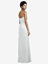 Rear View Thumbnail - Sterling Sweetheart Strapless Pleated Skirt Dress with Pockets