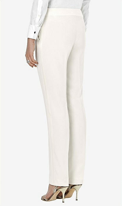 Women's Ivory Tuxedo Trouser In Ivory | The Dessy Group