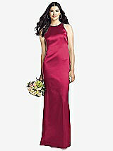 Rear View Thumbnail - Valentine Sleeveless Open Twist-Back Maxi Dress