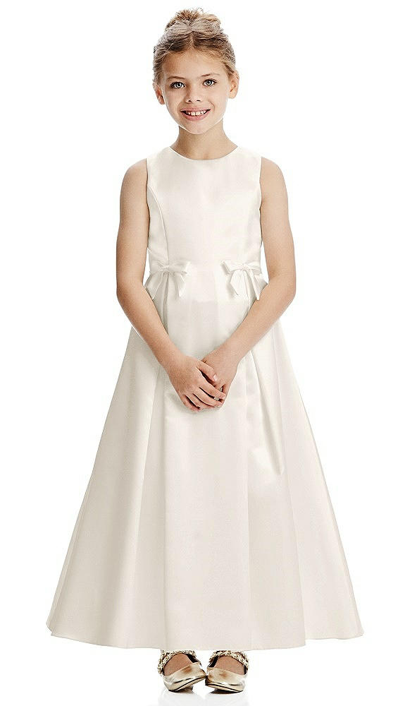 Front View - Ivory Flower Girl Dress FL4068