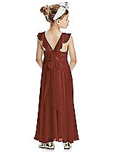 Rear View Thumbnail - Auburn Moon Flower Girl Dress FL4070