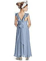 Rear View Thumbnail - Cloudy Flower Girl Dress FL4070