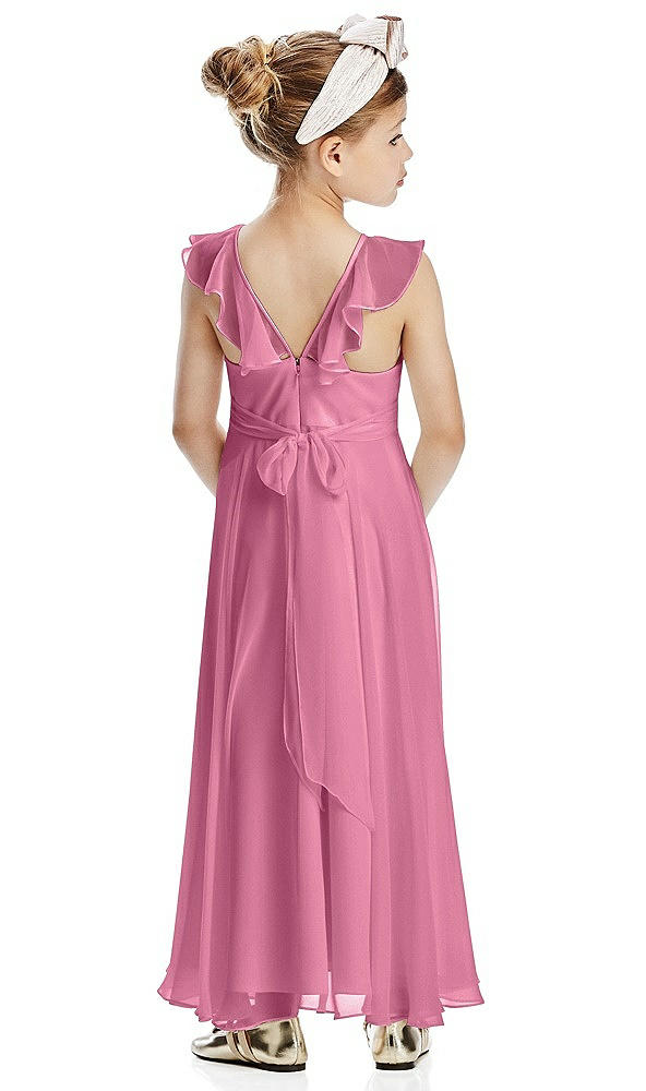Back View - Orchid Pink Flower Girl Dress FL4070