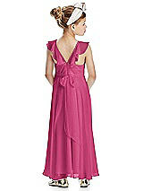 Rear View Thumbnail - Tea Rose Flower Girl Dress FL4070