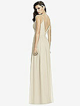 Rear View Thumbnail - Champagne Deep V-Back Shirred Maxi Dress - Ensley