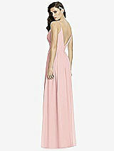 Rear View Thumbnail - Rose Deep V-Back Shirred Maxi Dress - Ensley