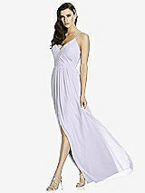 Front View Thumbnail - Silver Dove Deep V-Back Shirred Maxi Dress - Ensley