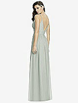Rear View Thumbnail - Willow Green Deep V-Back Shirred Maxi Dress - Ensley