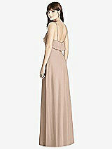 Rear View Thumbnail - Topaz Ruffle-Trimmed Backless Maxi Dress - Britt