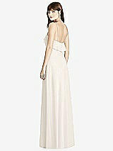 Rear View Thumbnail - Ivory Ruffle-Trimmed Backless Maxi Dress - Britt