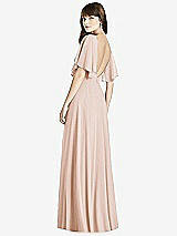 Rear View Thumbnail - Cameo Split Sleeve Backless Maxi Dress - Lila