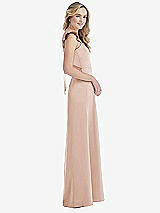 Side View Thumbnail - Cameo Ruffled Sleeve Tie-Back Maxi Dress