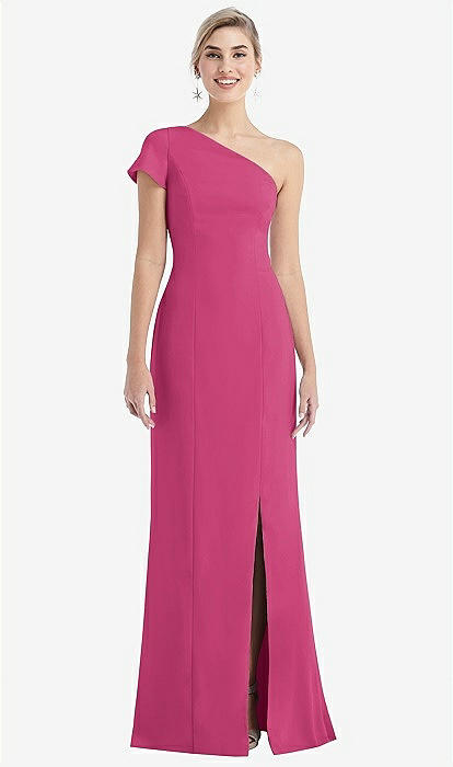 Pink Cap Sleeve Nordstrom Alfred Sung Bridesmaid Dress Cap Sleeve