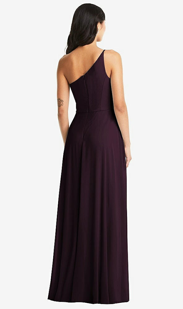 Back View - Deep Plum Bella Bridesmaids Dress BB130
