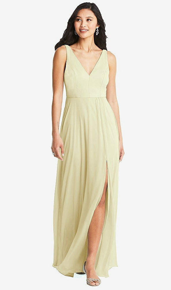 Front View - Butter Yellow Bella Bridesmaids Dress BB131