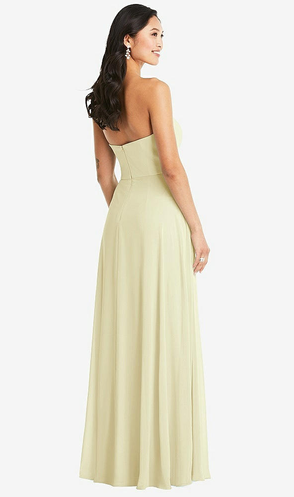 Back View - Butter Yellow Bella Bridesmaids Dress BB132