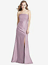 Front View Thumbnail - Suede Rose Bella Bridesmaids Dress BB133