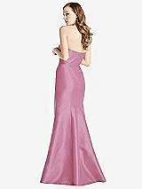 Rear View Thumbnail - Powder Pink Bella Bridesmaids Dress BB133