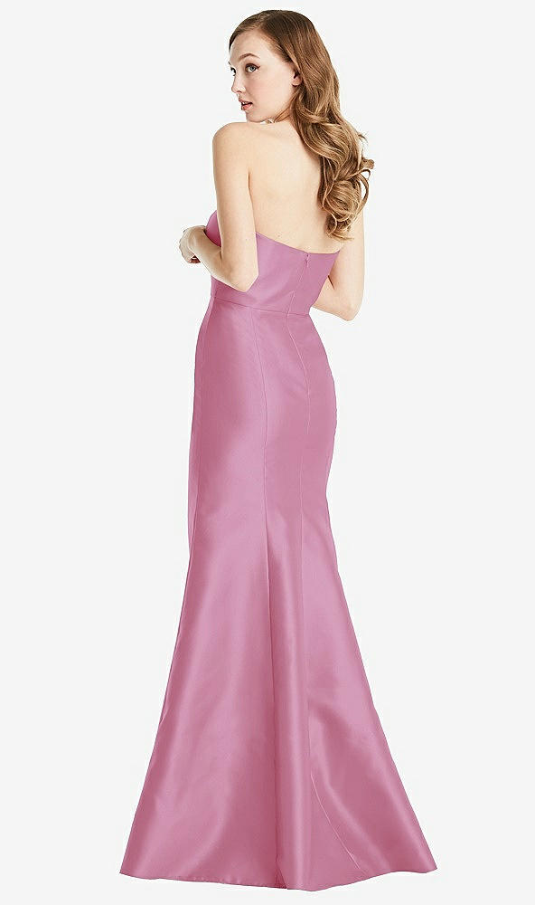 Back View - Powder Pink Bella Bridesmaids Dress BB133
