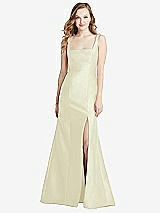 Front View Thumbnail - Butter Yellow Bella Bridesmaids Dress BB135