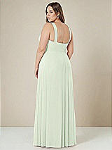 Alt View 2 Thumbnail - Mint Green Contoured Wide Strap Sweetheart Maxi Dress