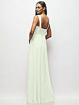 Alt View 3 Thumbnail - Mint Green Contoured Wide Strap Sweetheart Maxi Dress
