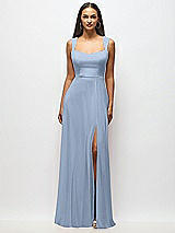 Alt View 1 Thumbnail - Cloudy Contoured Wide Strap Sweetheart Maxi Dress