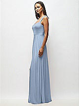 Alt View 2 Thumbnail - Cloudy Contoured Wide Strap Sweetheart Maxi Dress