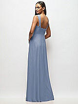 Alt View 3 Thumbnail - Larkspur Blue Contoured Wide Strap Sweetheart Maxi Dress