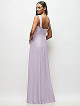 Alt View 3 Thumbnail - Lilac Haze Contoured Wide Strap Sweetheart Maxi Dress