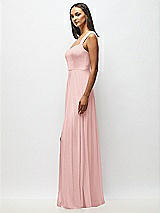Alt View 2 Thumbnail - Rose Contoured Wide Strap Sweetheart Maxi Dress