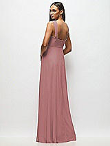 Alt View 3 Thumbnail - Rosewood Contoured Wide Strap Sweetheart Maxi Dress