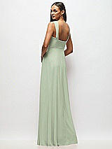 Alt View 3 Thumbnail - Sage Contoured Wide Strap Sweetheart Maxi Dress