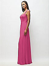 Alt View 2 Thumbnail - Tea Rose Contoured Wide Strap Sweetheart Maxi Dress