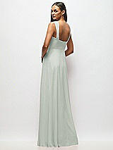 Alt View 3 Thumbnail - Willow Green Contoured Wide Strap Sweetheart Maxi Dress