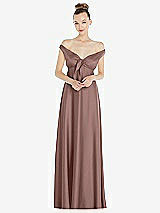 Alt View 2 Thumbnail - Sienna Convertible Strap Empire Waist Satin Maxi Dress