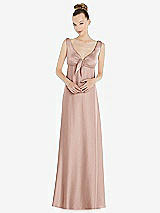 Alt View 1 Thumbnail - Toasted Sugar Convertible Strap Empire Waist Satin Maxi Dress