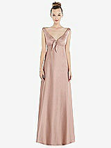 Side View Thumbnail - Toasted Sugar Convertible Strap Empire Waist Satin Maxi Dress