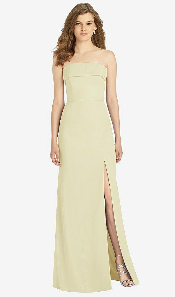 Front View - Butter Yellow Bella Bridesmaids Dress BB139