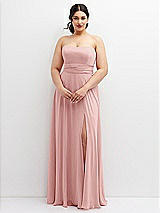 Alt View 4 Thumbnail - Rose Chiffon Convertible Maxi Dress with Multi-Way Tie Straps