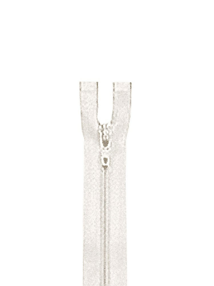 Front View - Ivory Zipper - 24" hidden